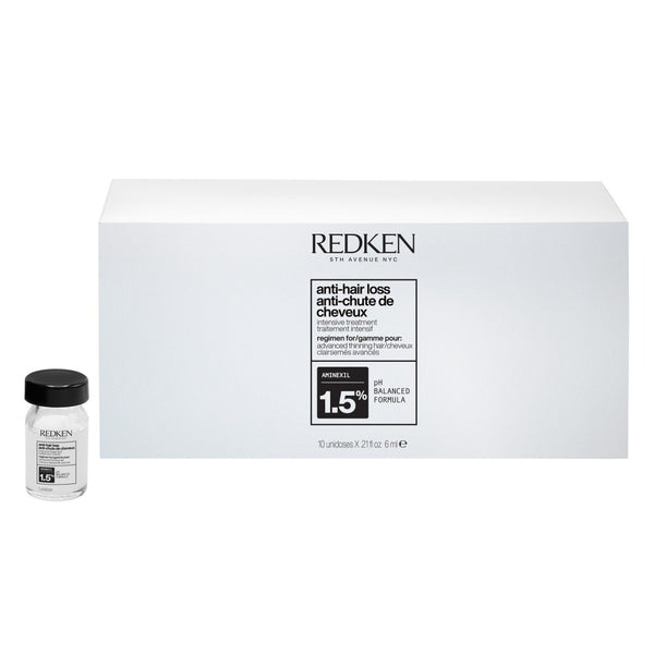 Redken Cerafill Aminexil Ampoules – Intensive Anti-Hair Loss Treatment for Thinning Hair - 10x6ml