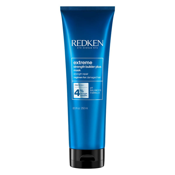 Redken Extreme Strength Builder Plus Mask – Strengthening Hair Mask for Weak & Damaged Hair - 250ml