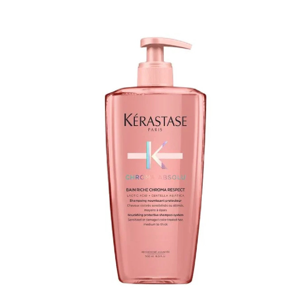 Kérastase Chroma Absolu シャンプーとコンディショナー Kérastase Chroma Absolu Bain Riche Respect 500ml – Salon500 Online