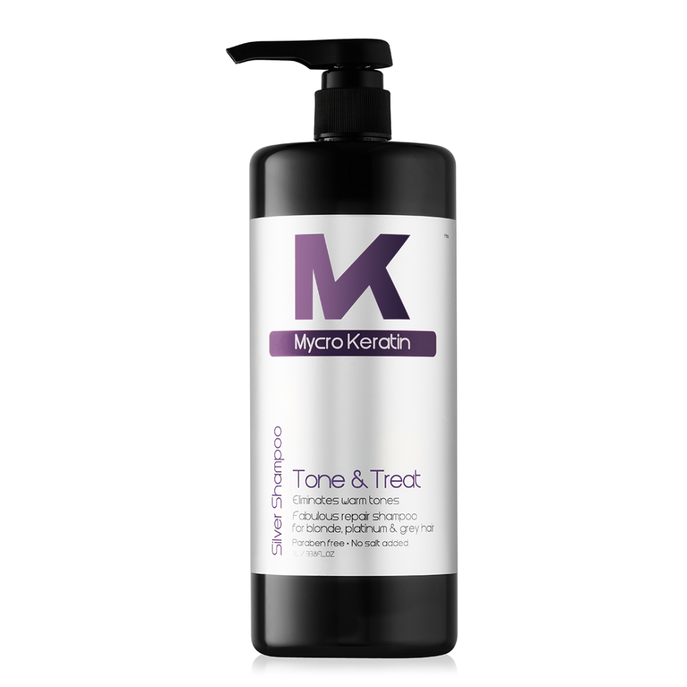 Mycro Keratin Tone & Treat Silver Shampoo 1000ml – Salon500 Online