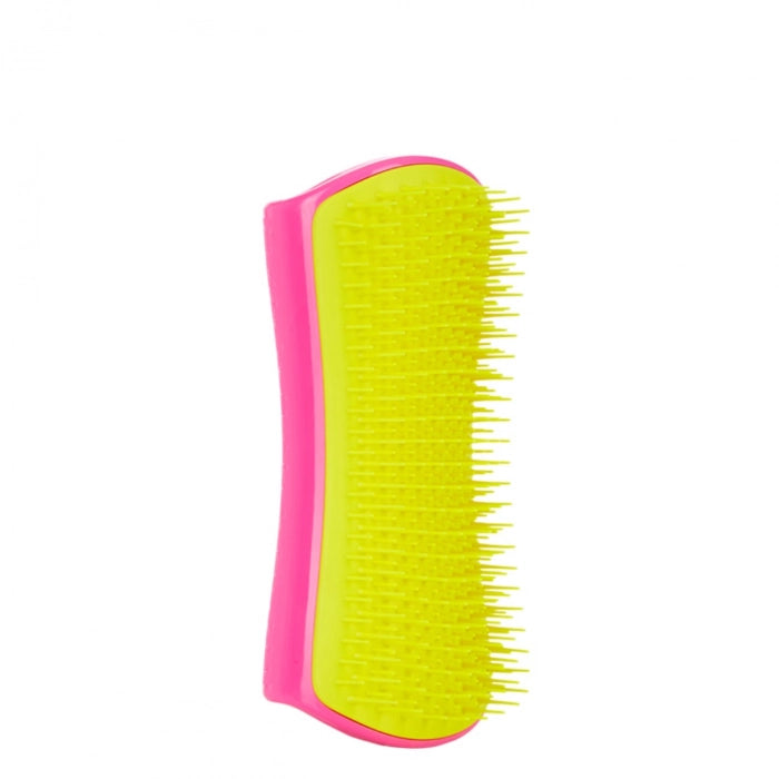 Pet Teezer Detangling Dog Grooming Brush Large Pink Yellow