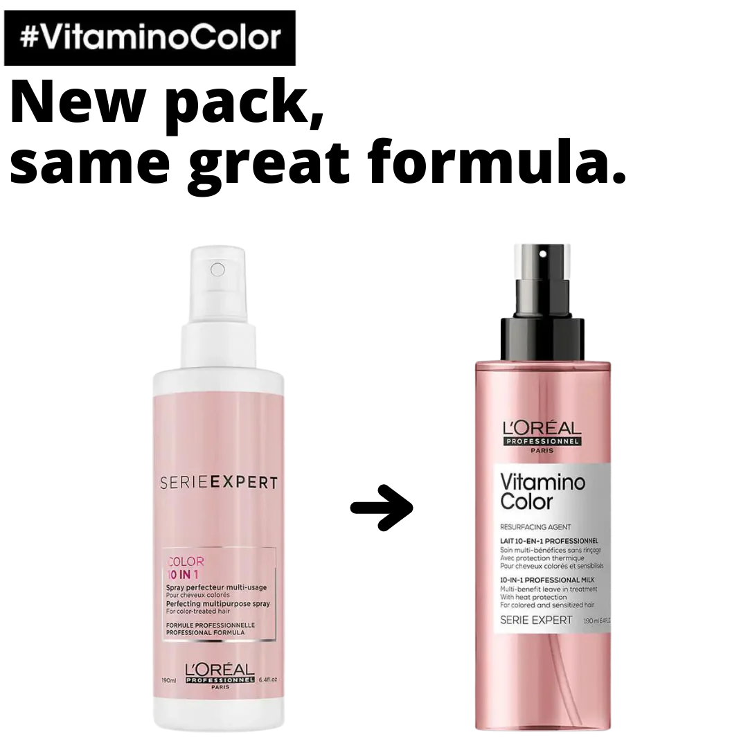 L'Oréal Professionnel Vitamino Color 10-In-1 Multi-Benefit Leave-In Hair Treatment for Colour-Treated Hair - 190ml
