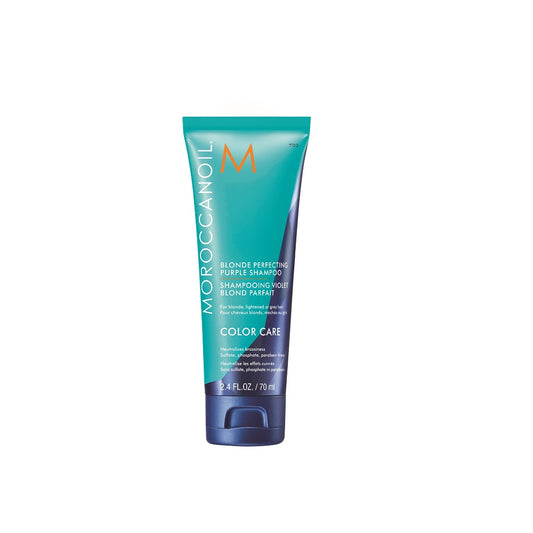 Moroccanoil Blonde Perfecting Purple Shampoo 70ml (Travel size)