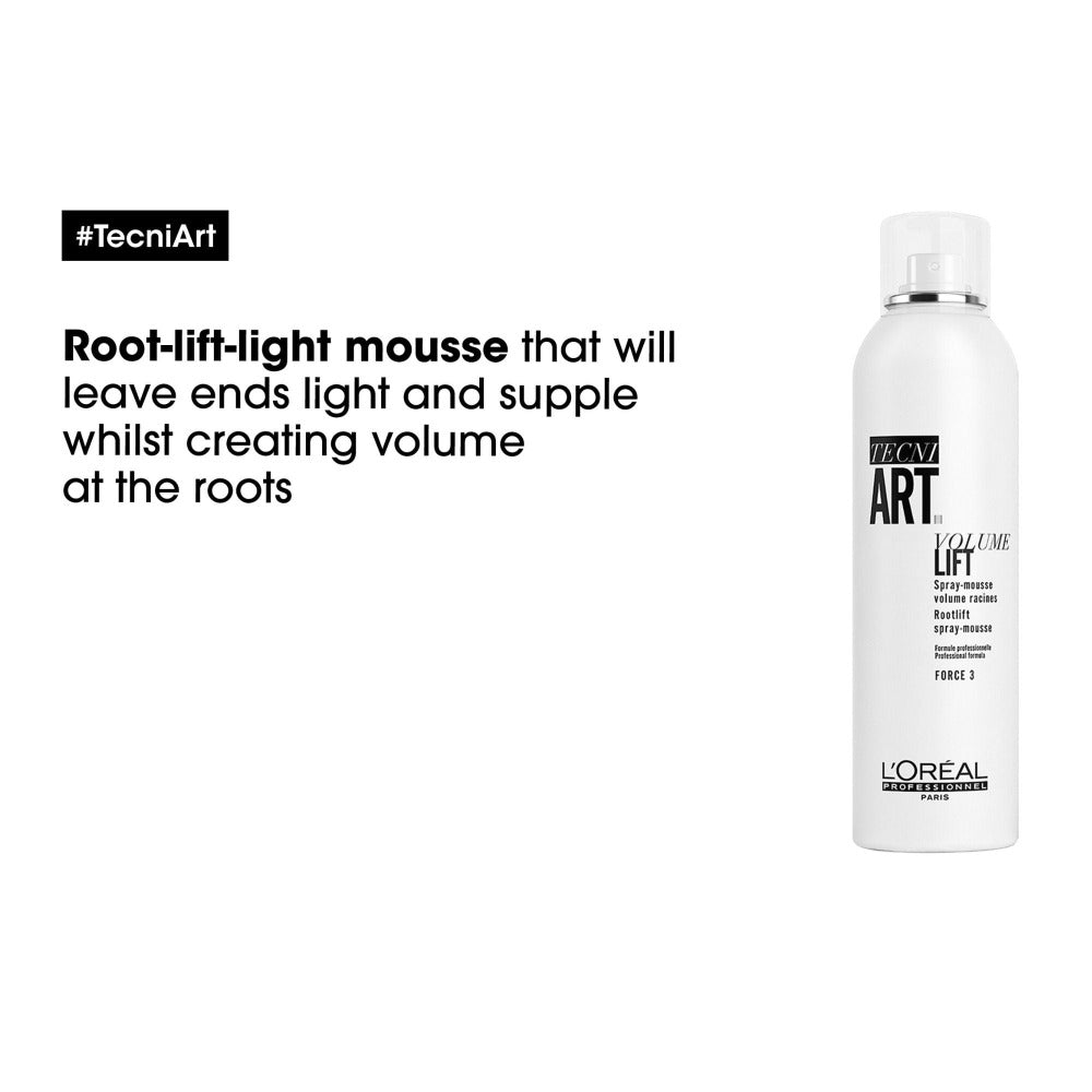 L'Oréal Professionnel Tecni.ART Volume Lift - Mousse Spray for Volume - 250ml (Last Of Range)