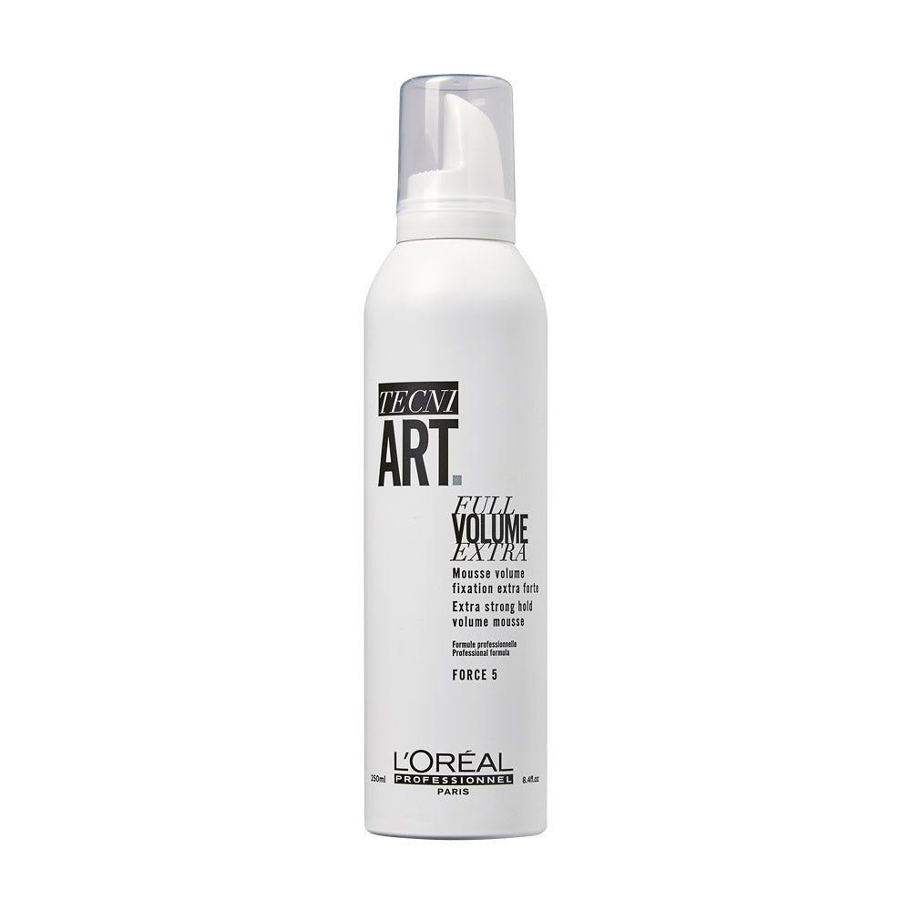L'Oréal Professionnel Tecni.ART Full Volume Extra - Strong Hold Hair Mousse - 250ml (Last Of Range)