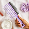 Tangle Teezer Wide Tooth Comb Lilac/ Black