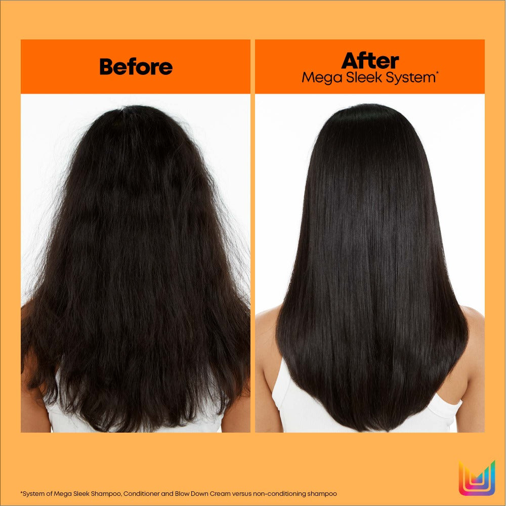Matrix Mega Sleek Shampoo – Smoothing Shampoo for Unruly & Frizzy Hair - 300ml (Last Of Range)
