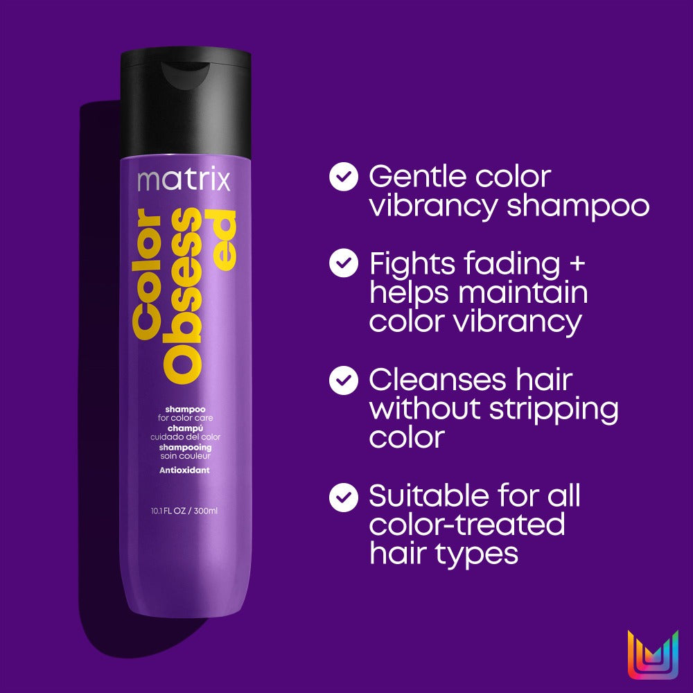 Matrix Color Obsessed Cleansing Shampoo for Colour-Treated Hair - 300ml (Last Of Range)