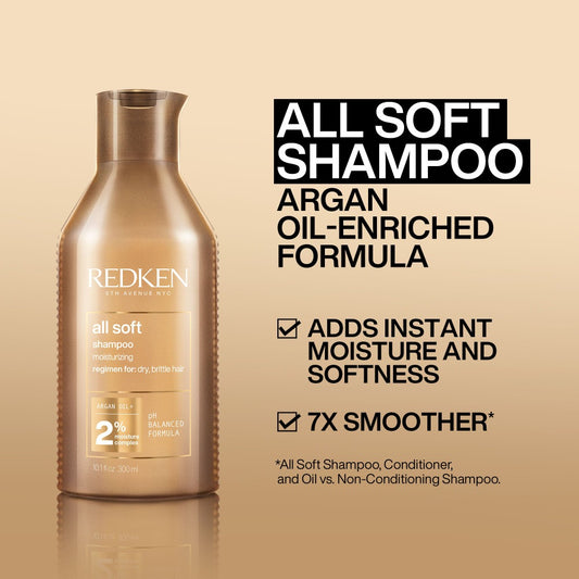 Redken All Soft Shampoo 300ml