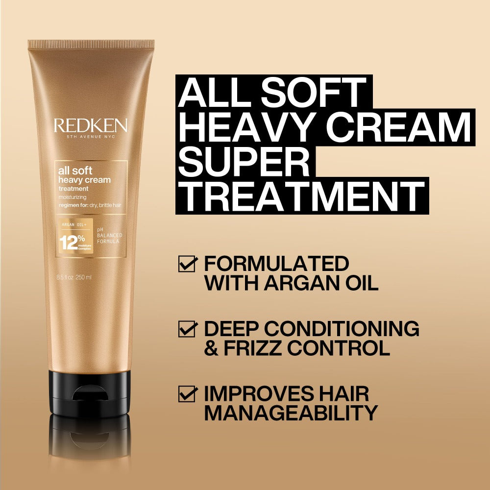 Redken All Soft Shampoo & Heavy Cream Bundle