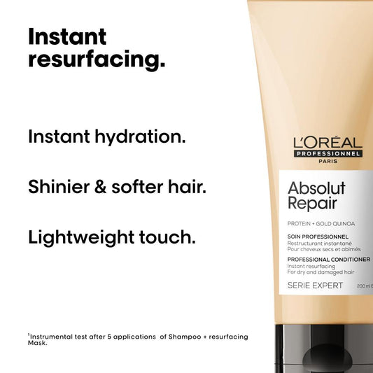 Loreal Professionnel Absolut Repair Gold Quinoa Conditioner 200ml