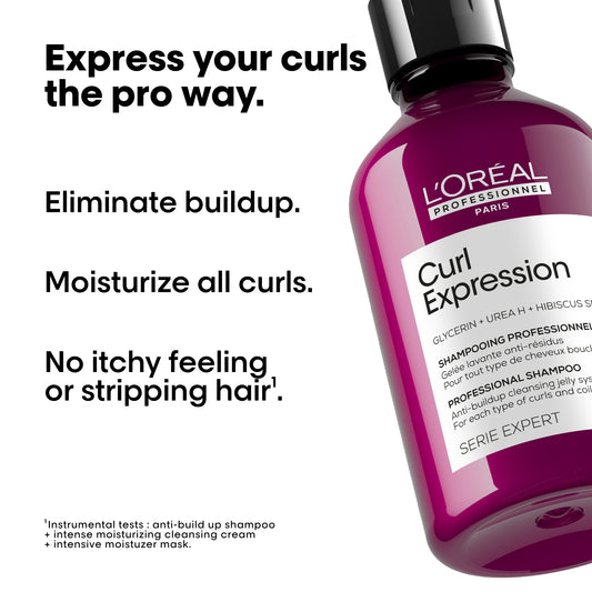 L'Oréal Professionnel Curl Expression Anti-Buildup Cleansing Jelly Shampoo for Curly Hair -300ml