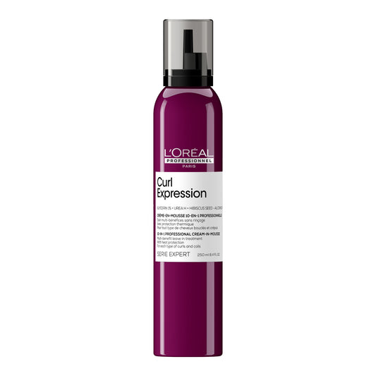 L'Oréal Professionnel Curl Expression 10-in-1 Cream-In-Hair Mousse for Curly Hair - 250ml