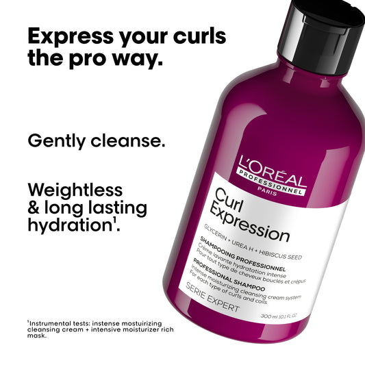 L'Oréal Professionnel Curl Expression Moisturising Shampoo for Curly Hair - 300ml