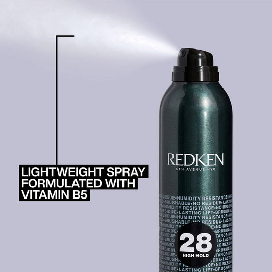 Redken Control 28 Hairspray - 24-Hour Extra Strong Hold, Anti-Humidity Hairspray - 400ml