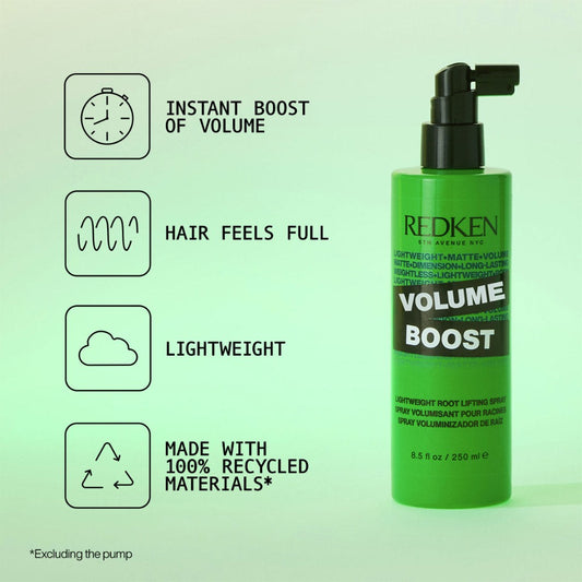 Redken Volume Boost - Weightless Lifting Hairspray for Instant Volume -250ml
