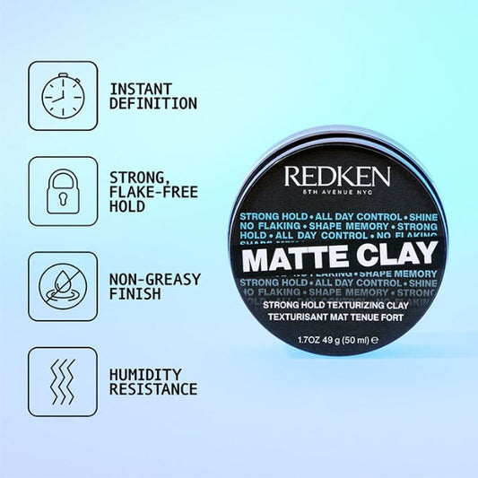 Redken Matte Strong Hold Texturising Clay 75ml