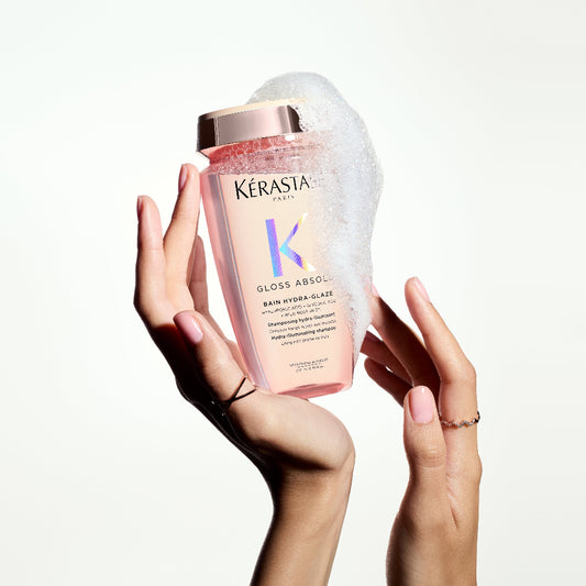 Kérastase Gloss Absolu Bain Hydra-Glaze Shampoo for Long Hair Prone to Frizz -250ml