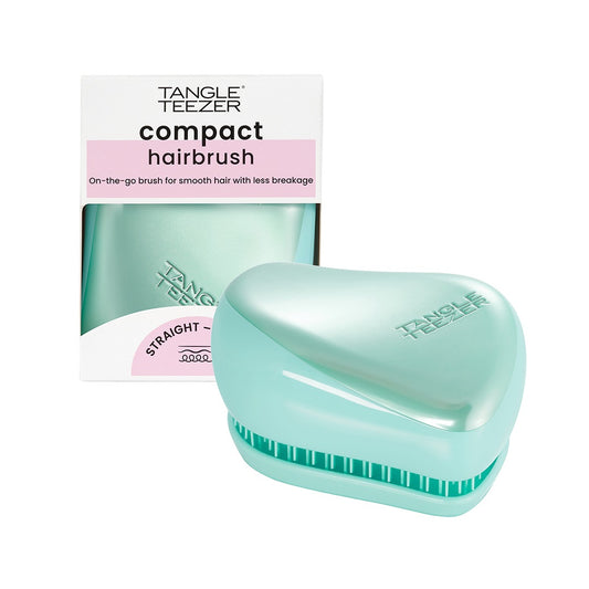 Tangle Teezer Compact Teal Matt Chrome