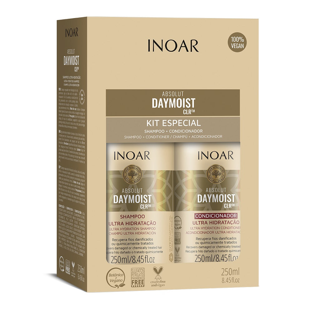 Inoar Daymoist Duo 250ml (Shampoo & Conditioner)