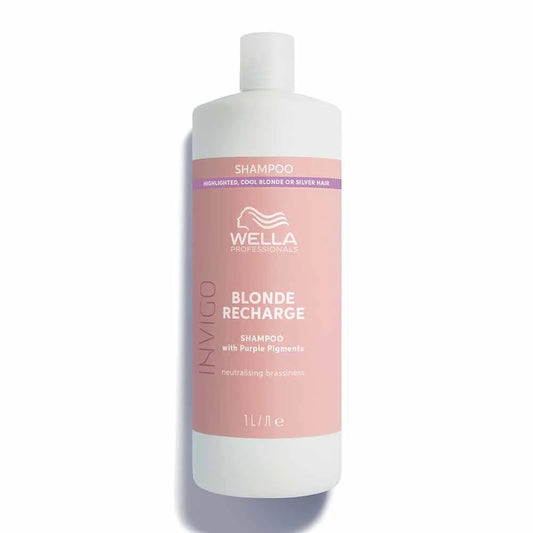 Wella Invigo Blonde Recharge Cool Blonde Refreshing Shampoo 1000ml