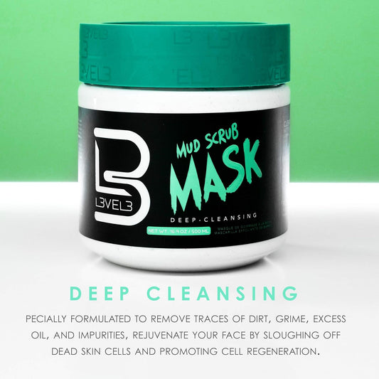 LEVEL3 Mud Scrub Mask 500ml
