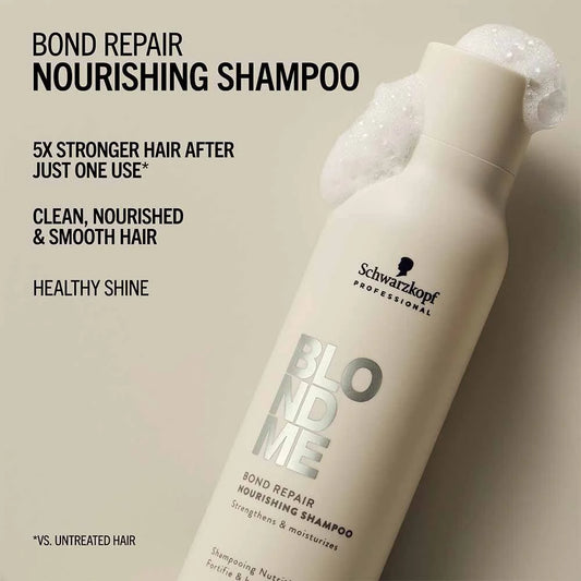 Schwarzkopf BLONDME Bond Repair Nourishing Shampoo 300ml