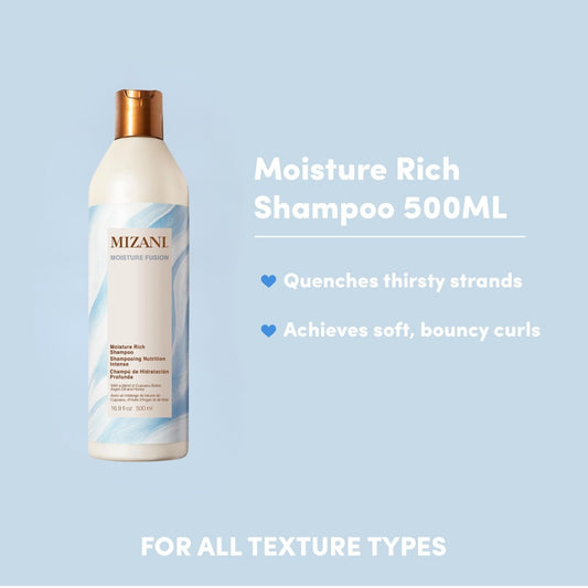 Mizani Moisture Fusion Moisture Rich Shampoo 500ml (Last Of Range)
