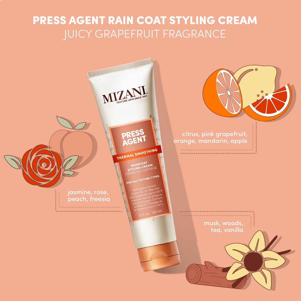 Mizani Press Agent Raincoat Hair Cream – Heat Protectant