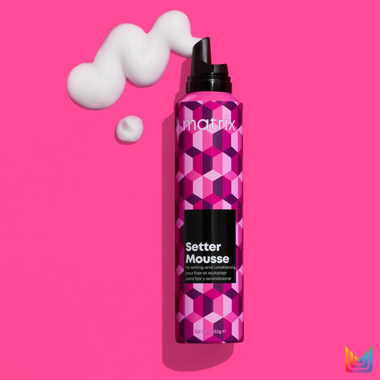 Matrix Styling Setter Mousse – Volumising Hair Mousse for Lift & Shine - 232g