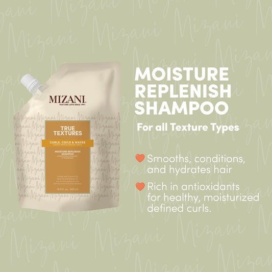 Mizani True Textures Moisture Replenish Shampoo for Curly Hair 500ml
