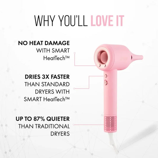 Moyoko ARIA E9 Smart Hair Dryer Pink