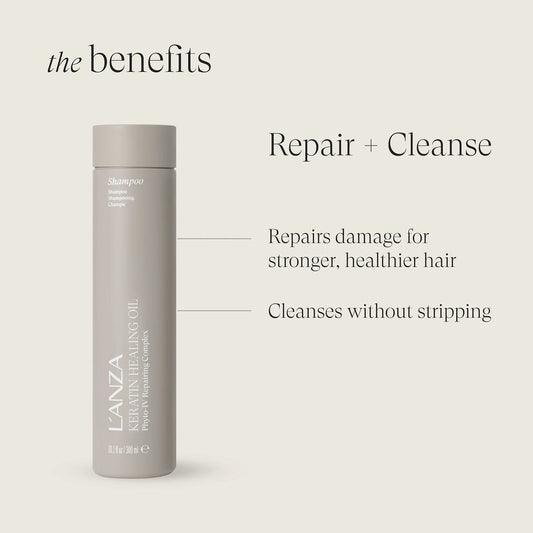 Lanza Keratin Healing Oil Silken Lustrous Shampoo 300ml