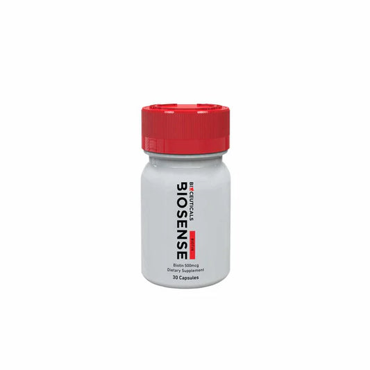 Biosense Biotin Capsules 500mcg (30 Capsules)
