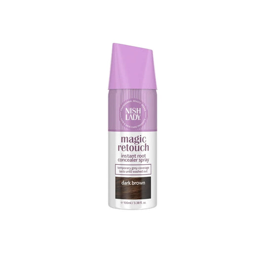 Nish Lady Hair Magic Retouch Dark Brown 100ml