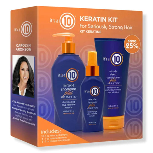 It's a 10 Keratin Holiday Kit