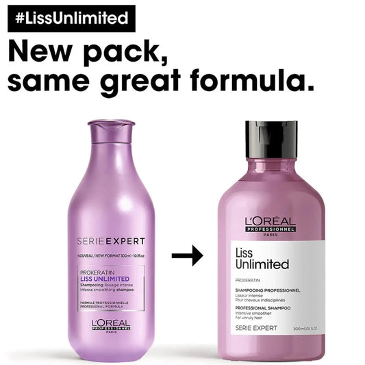 Loreal Professional Liss-Unlimited Shampoo 300ml (Last Of Range)
