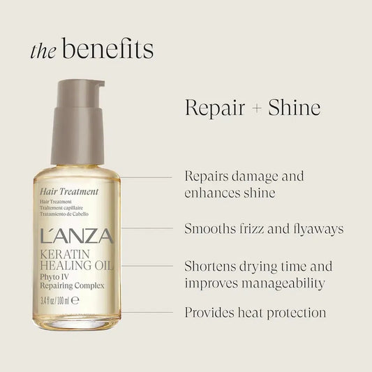 Lanza Keratin Healing Oil Hair Treatment 100ml