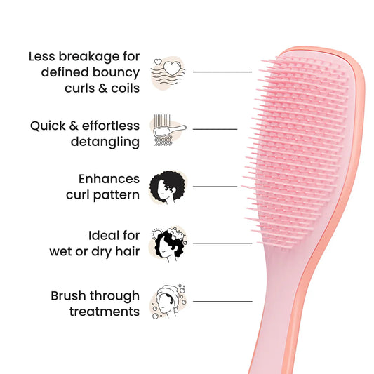 Tangle Teezer The Ultimate Detangler Naturally Curly Orange/Pink