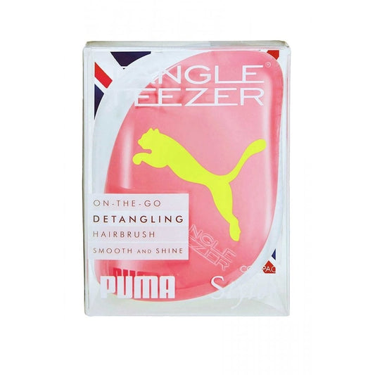 Tangle Teezer Compact Puma White Pink