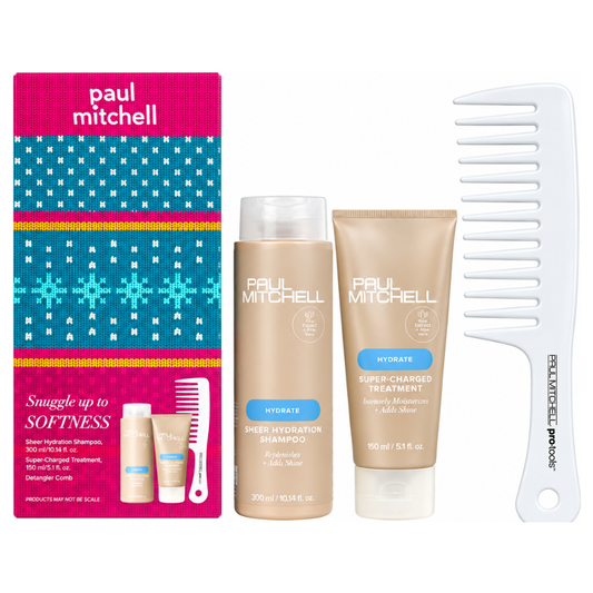 Paul Mitchell Snuggle Up To Softness Giftset Includes Complimentary Detangler Clear Comb 2026