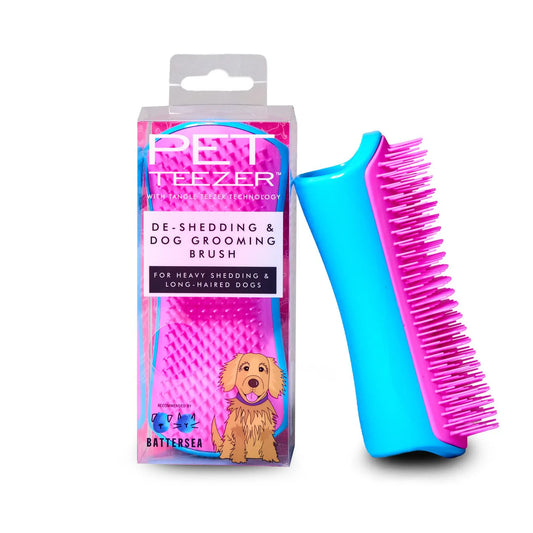 Tangle Teezer Pet Teezer De Shedding Large Blue/Pink