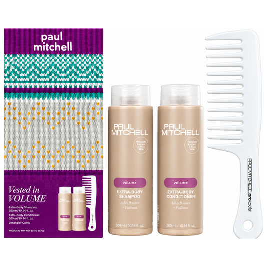 Paul Mitchell Vested In Volume Giftset Includes Complimentary Detangler Clear Comb 2026