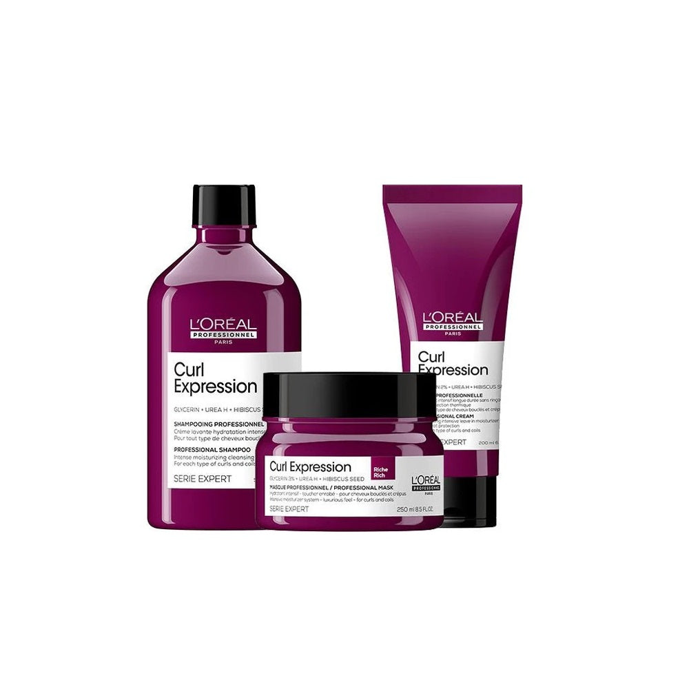 Loreal Curl Expression Trio Bundle Thick Hair