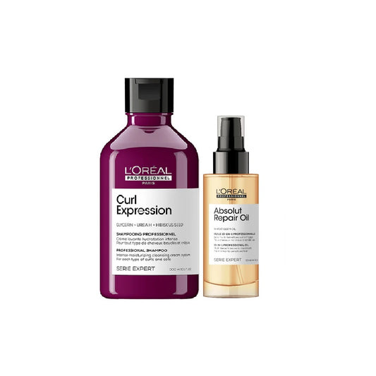 Loreal Professionnel Curl Expression Repair Duo Bundle