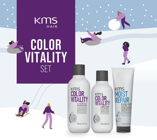 KMS Color Vitality Giftset Includes Complimentary Moisture Repair Revival Creme 125ml