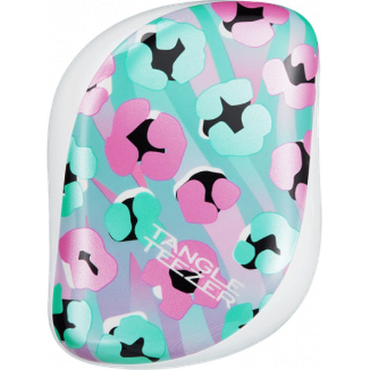 Tangle Teezer Compact Flowers Teal/Pink