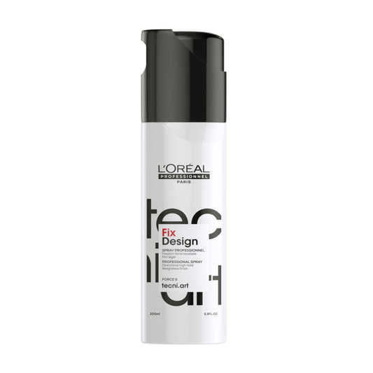 L'Oréal Professional Tecni.ART Fix Design Strong Hold Hairspray for All Hair Types - 200ml