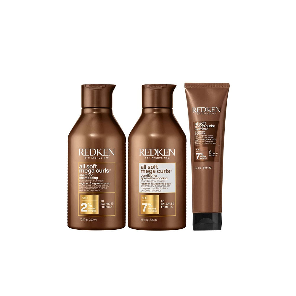 Redken All Soft Mega Curls Trio Bundle