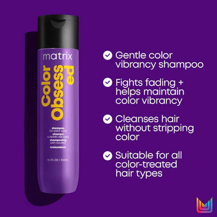 Matrix Color Obsessed Colour Protecting Shampoo for Colour-Treated Hair - 300ml (Last of Range)